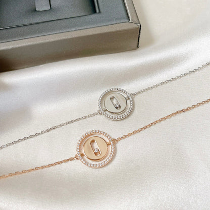 [Solara jewelry]LUCKY MOVE PAVED DIAMOND BRACELET