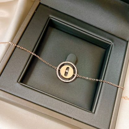 [Solara jewelry]LUCKY MOVE PAVED DIAMOND BRACELET