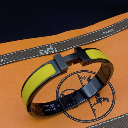 [Solara Jewelry]CLIC HM SO BLACK YELLOW BRACELET