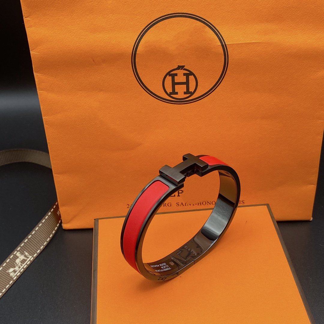 [Solara Jewelry]CLIC HM SO BLACK RED BRACELET