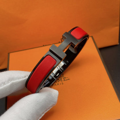 [Solara Jewelry]CLIC HM SO BLACK RED BRACELET