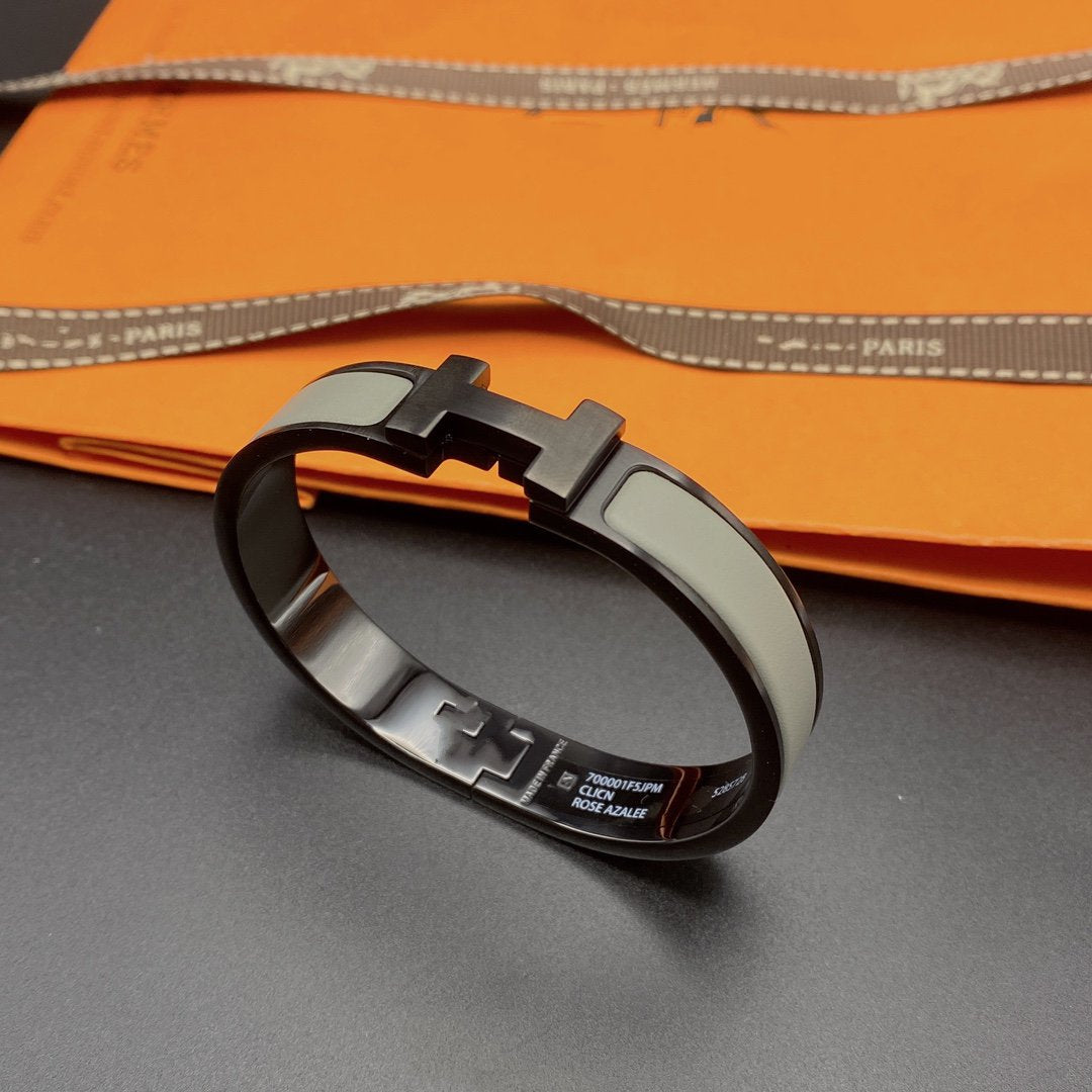 [Solara Jewelry]CLIC HM SO BLACK GREY BRACELET