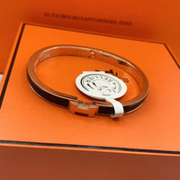 [Solara Jewelry]CLASSIC HM CLIC BLACK 8MM ENAMEL BRACELET