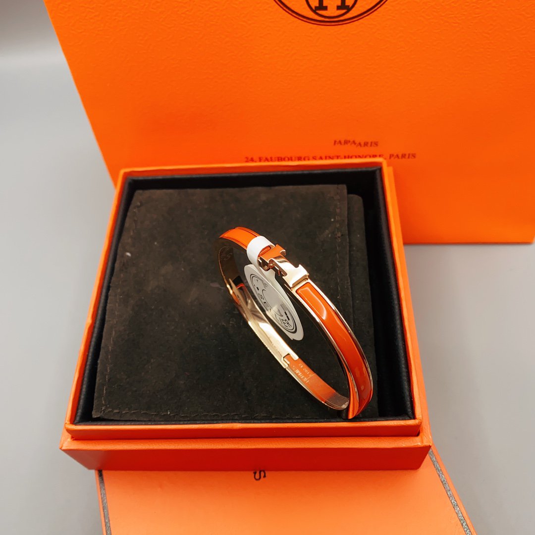 [Solara Jewelry]CLASSIC HM CLIC RED 8MM ENAMEL BRACELET
