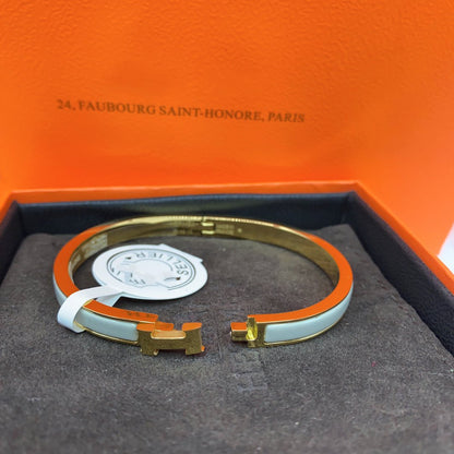 [Solara Jewelry]CLASSIC HM CLIC GREEN 8MM ENAMEL BRACELET