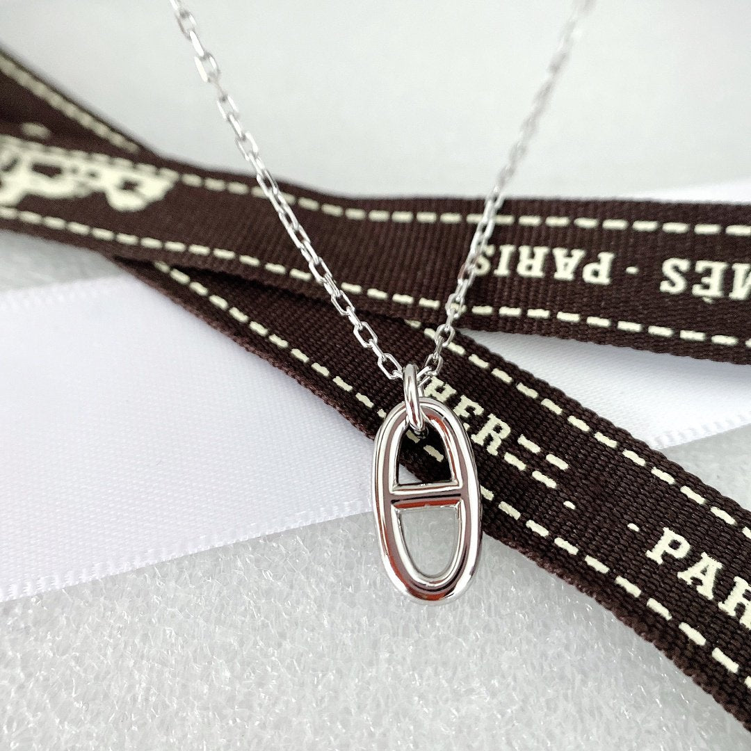 [Solara Jewelry]HM PIG NOSE NECKLACE