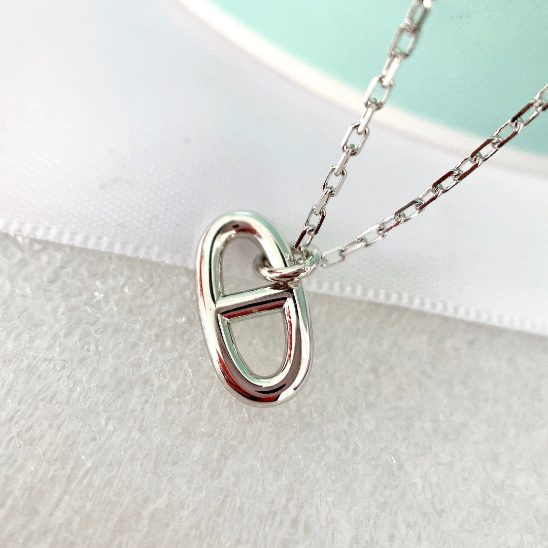 [Solara Jewelry]HM PIG NOSE NECKLACE