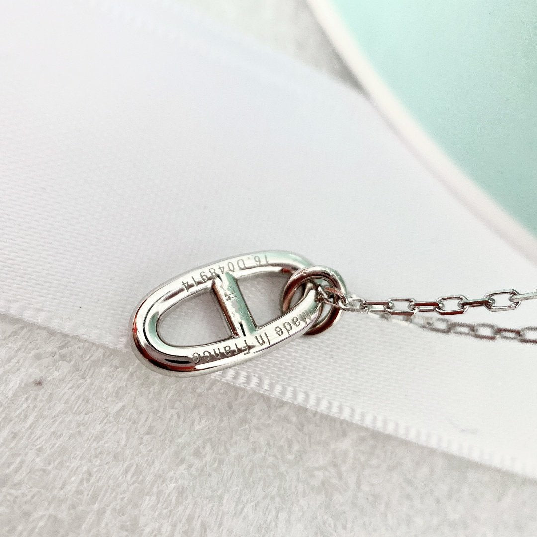 [Solara Jewelry]HM PIG NOSE NECKLACE