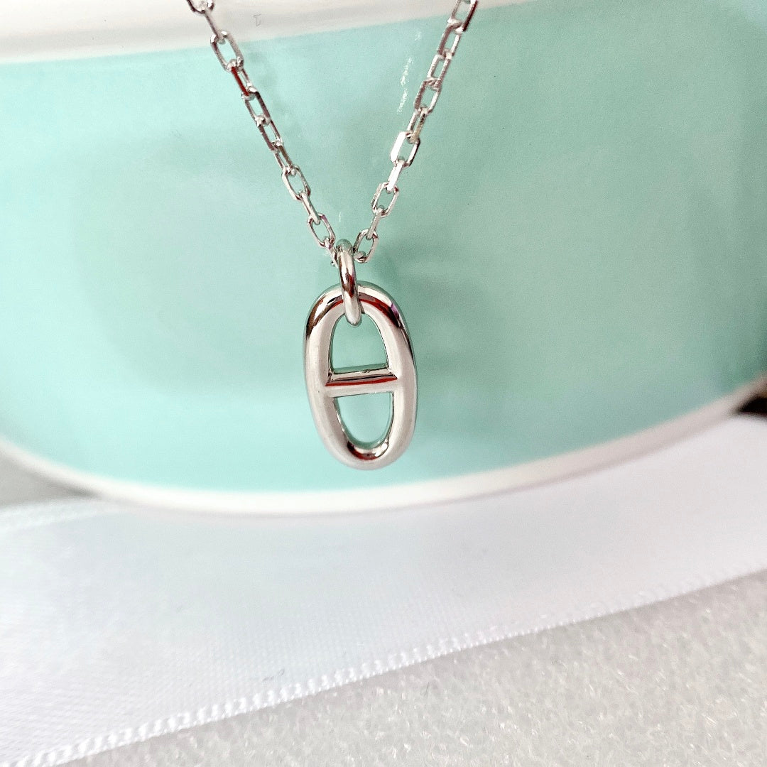 [Solara Jewelry]HM PIG NOSE NECKLACE