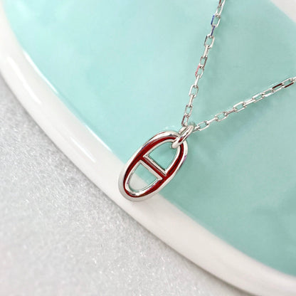 [Solara Jewelry]HM PIG NOSE NECKLACE