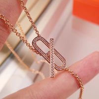 [Solara Jewelry]HM FIRE PIG NOSE NECKLACE TRENDY STREET
