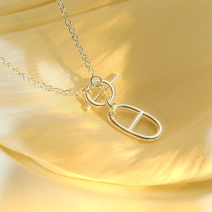 [Solara Jewelry]HM CHAINE D'ANCRE PENDANT NECKLACE STERLING SILVER