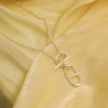 [Solara Jewelry]HM CHAINE D'ANCRE PENDANT NECKLACE STERLING SILVER