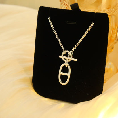 [Solara Jewelry]HM CHAINE D'ANCRE PENDANT NECKLACE STERLING SILVER