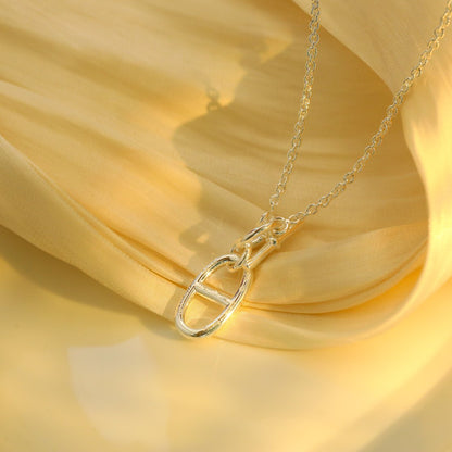 [Solara Jewelry]HM CHAINE D'ANCRE PENDANT NECKLACE STERLING SILVER