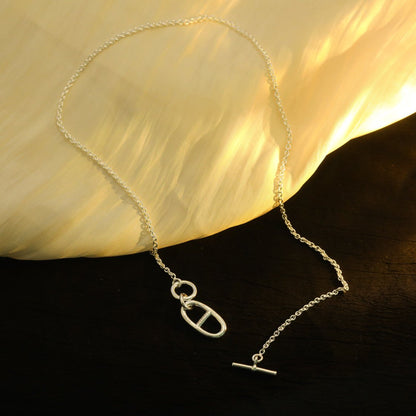 [Solara Jewelry]HM CHAINE D'ANCRE PENDANT NECKLACE STERLING SILVER