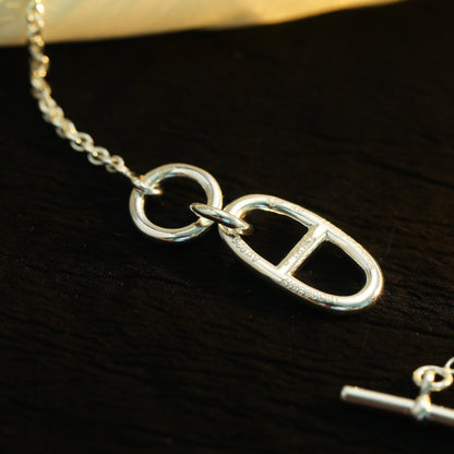 [Solara Jewelry]HM CHAINE D'ANCRE PENDANT NECKLACE STERLING SILVER