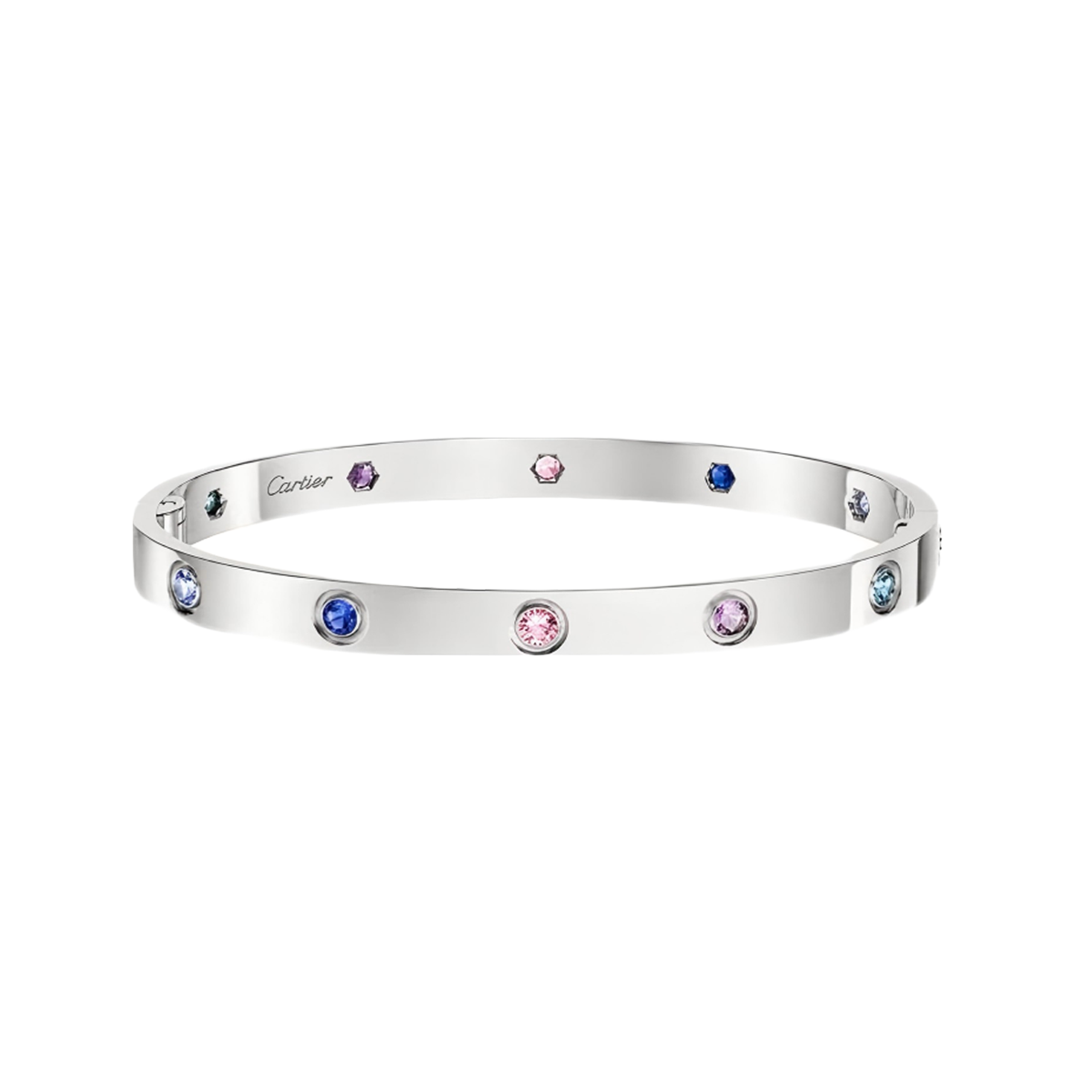 [Solara jewelry]2026 RAINBOW LOVE BRACELET 6.1MM  10 DIAMONDS