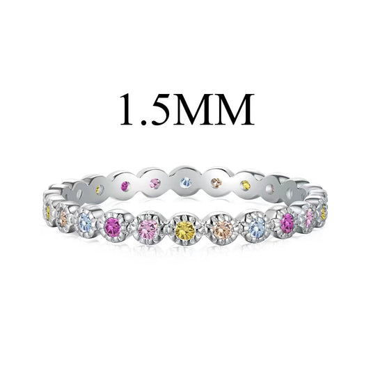 [Solara Jewelrys ]Radiant Sparkling Round Cut Daily Ring