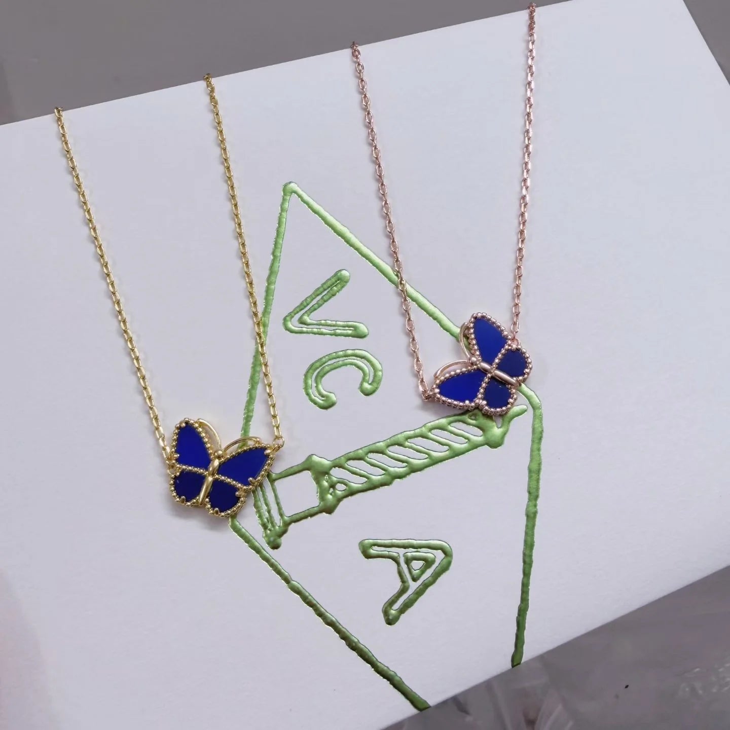 [Solara jewelry] 2026 NEW LUCKY BUTTERFLY 1 MOTIFS NECKLACE