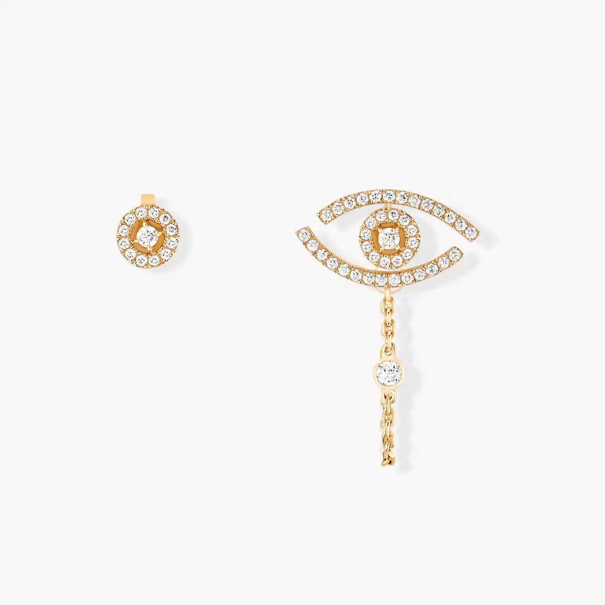 [Solara jewelry]Lucky Eye Diamond Earrings