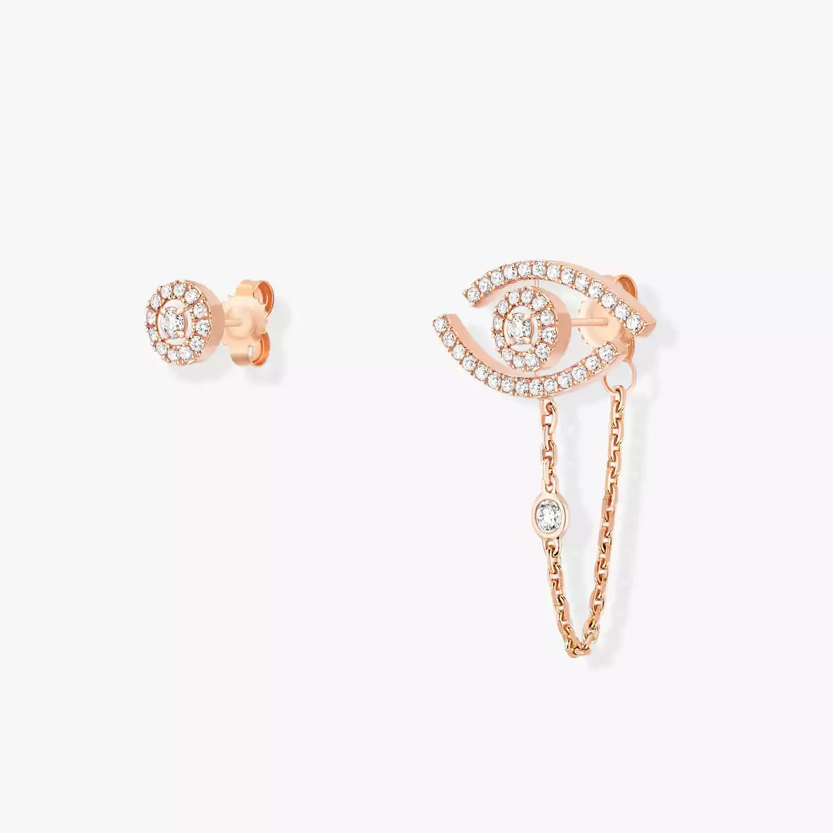 [Solara jewelry]Lucky Eye Diamond Earrings