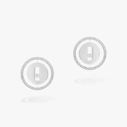 [Solara jewelry]Lucky Move Diamond Earrings