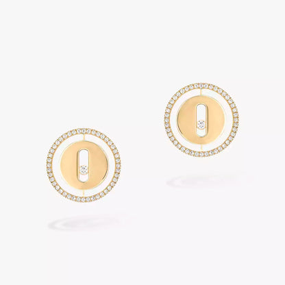 [Solara jewelry]Lucky Move Diamond Earrings