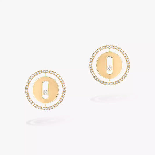 [Solara jewelry]Lucky Move Diamond Earrings