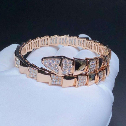 [Solara Jewelry]SERPENTI BRACELET PINK GOLD DIAMOND