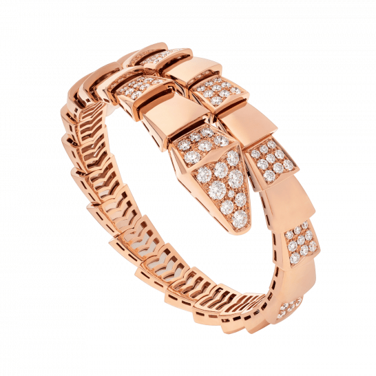 [Solara Jewelry]SERPENTI BRACELET PINK GOLD DIAMOND