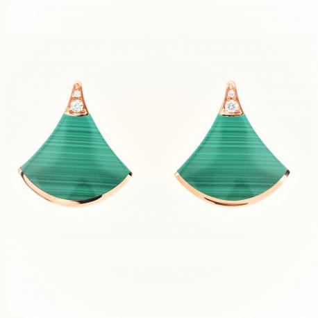 [Solara Jewelry]DIVAS DREAM EARRINGS PINK GOLD