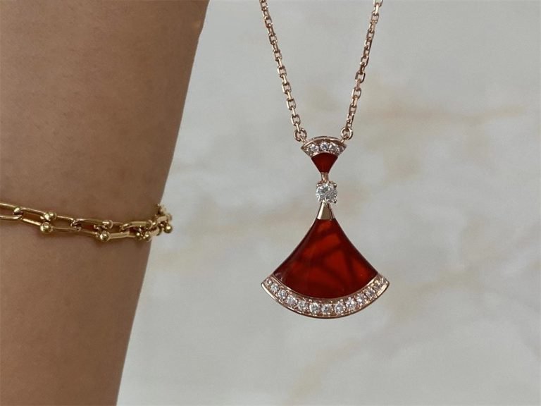 [Solara Jewelry]DREAM NECKLACE CARNELIAN DIAMOND