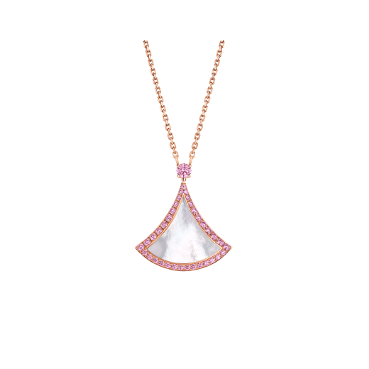 [Solara Jewelry]DREAM NECKLACE MOP DIAMOND PINK