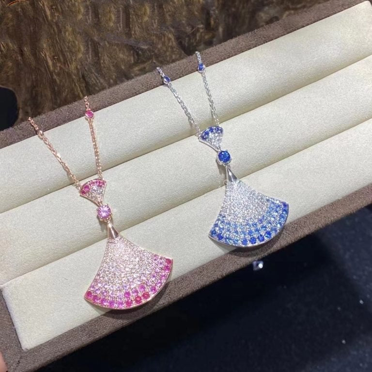 [Solara Jewelry]DREAM NECKLACK DIAMOND PINK GOLD