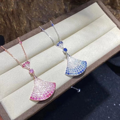 [Solara Jewelry]DREAM NECKLACK DIAMOND PINK GOLD