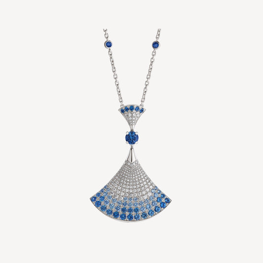 [Solara Jewelry]DREAM NECKLACE AGATE SILVER DIAMOND