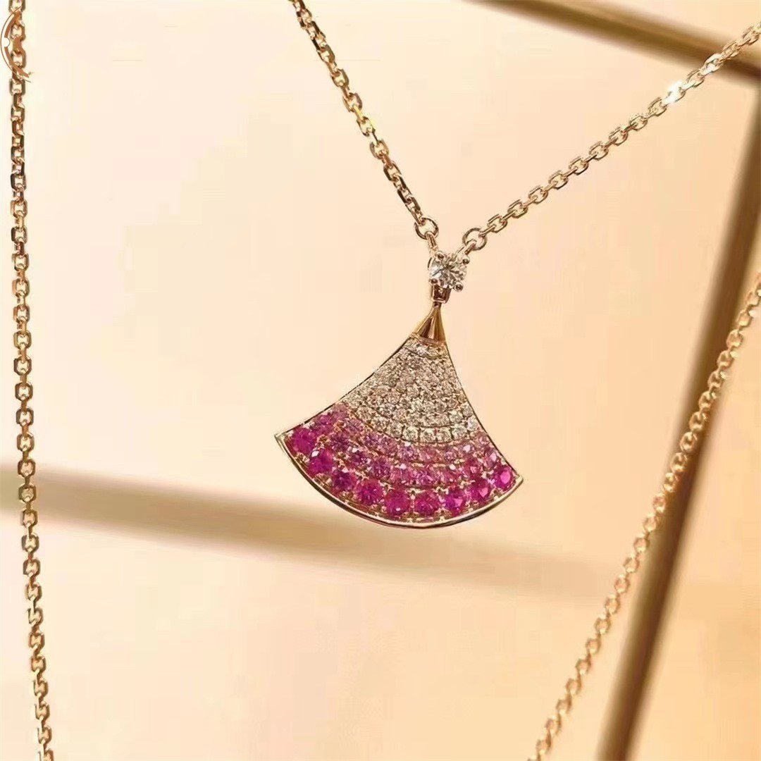 [Solara Jewelry]DREAM NECKLACE PINK GOLD PINK DIAMOND