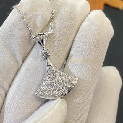 [Solara Jewelry]DREAM NECKLACE SILVER FULL DIAMOND
