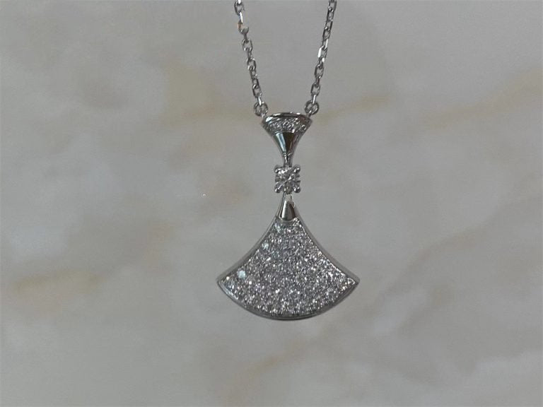 [Solara Jewelry]DREAM NECKLACE SILVER FULL DIAMOND