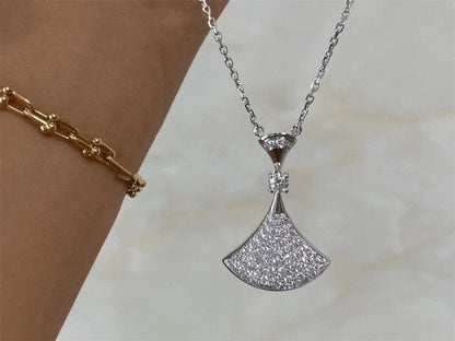 [Solara Jewelry]DREAM NECKLACE SILVER FULL DIAMOND