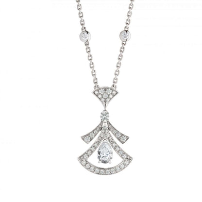 [Solara Jewelry]DREAM NECKLACE WHITE DIAMOND SILVER