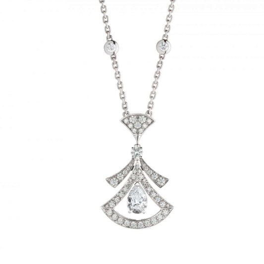 [Solara Jewelry]DREAM NECKLACE WHITE DIAMOND SILVER