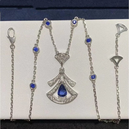 [Solara Jewelry]DREAM NECKLACE AGATE DIAMOND SILVER