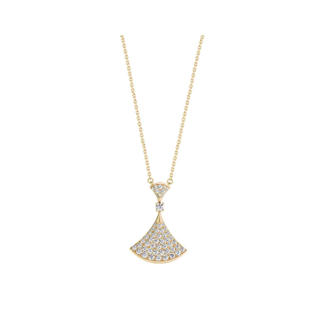 [Solara Jewelry]DREAM NECKLACE GOLD FULL DIAMOND