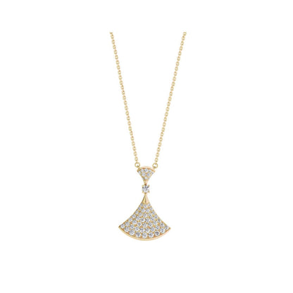 [Solara Jewelry]DREAM NECKLACE GOLD FULL DIAMOND