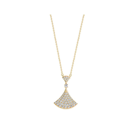 [Solara Jewelry]DREAM NECKLACE GOLD FULL DIAMOND