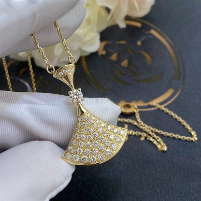 [Solara Jewelry]DREAM NECKLACE GOLD FULL DIAMOND