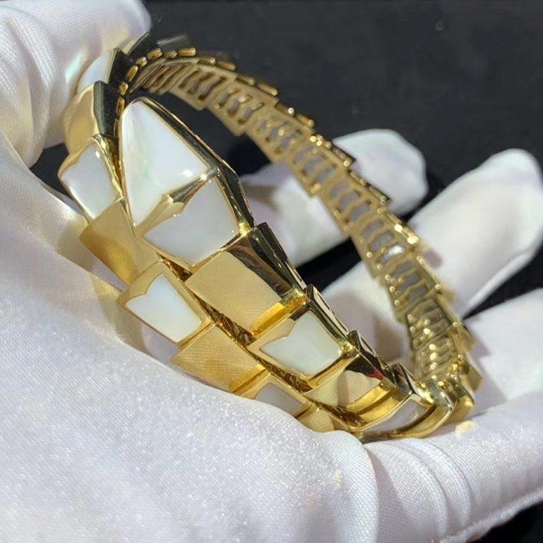 [Solara Jewelry]SERPENTI BRACELET MOP GOLD
