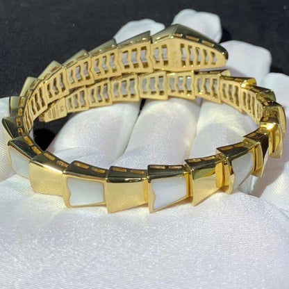 [Solara Jewelry]SERPENTI BRACELET MOP GOLD